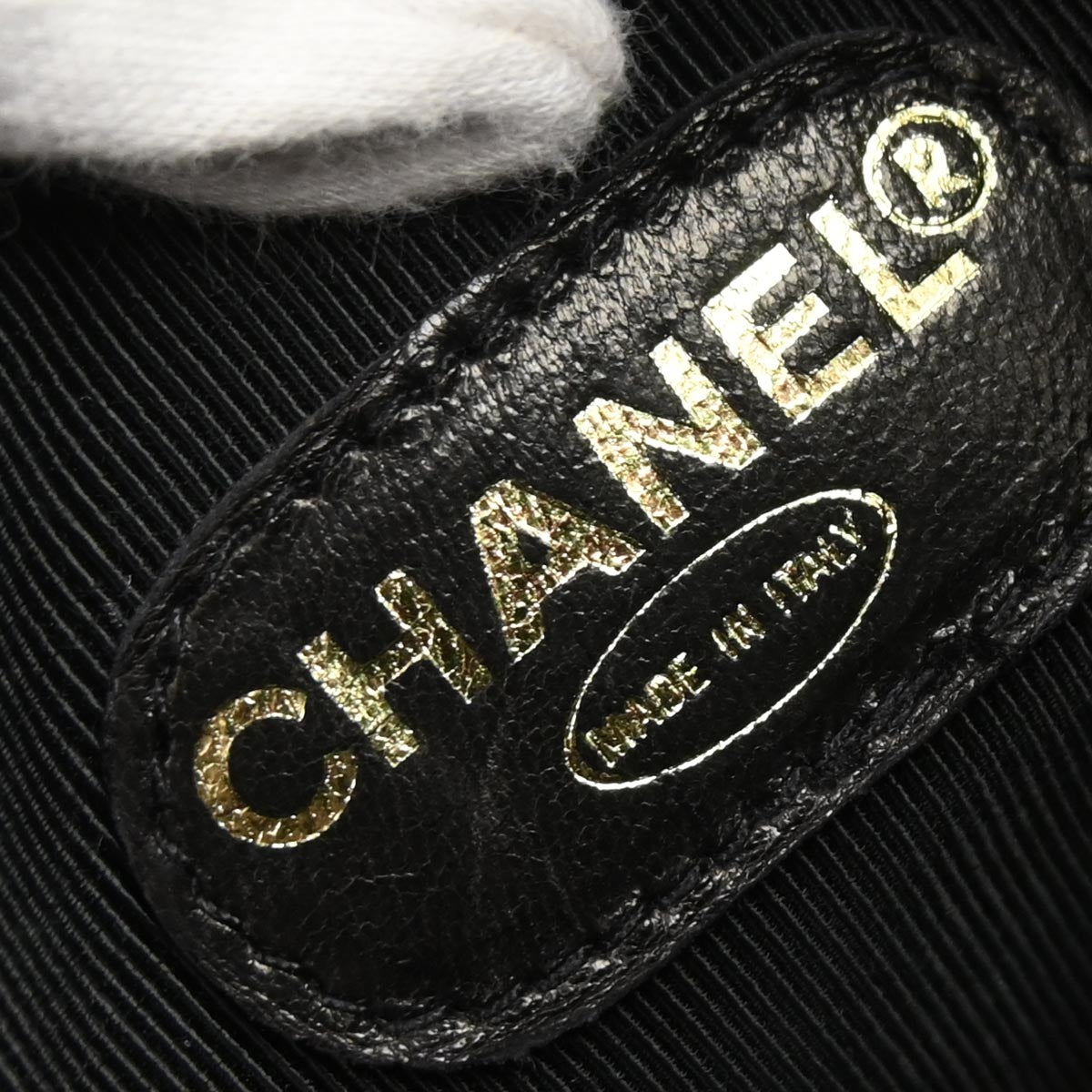 Chanel Black Caviar Skin Triple CC Bucket Shoulder Bag