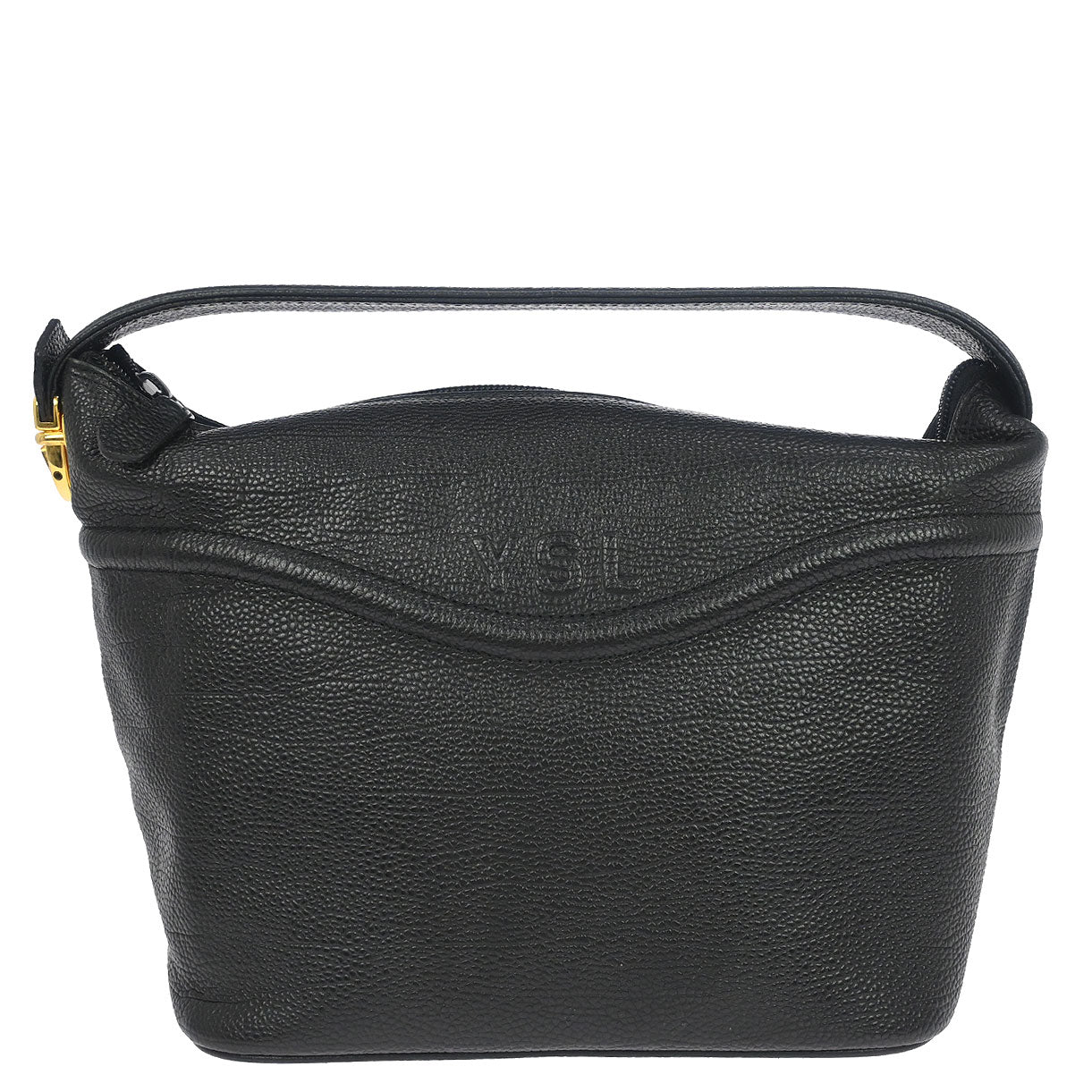 Yves Saint Laurent Black Leather Handbag