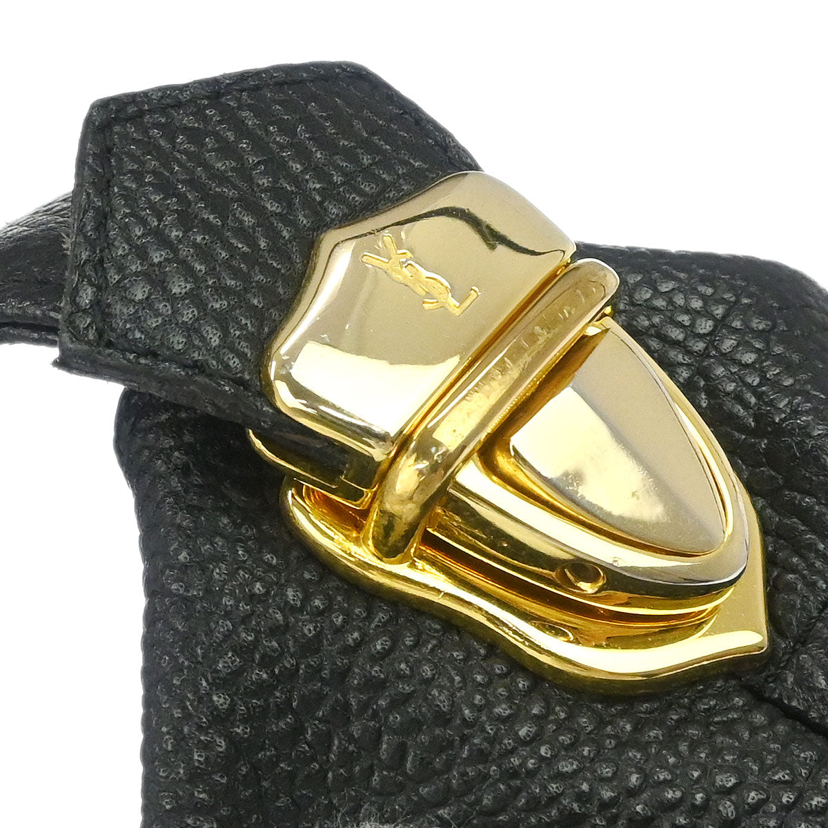 Yves Saint Laurent Black Leather Handbag