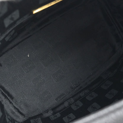 Yves Saint Laurent Black Leather Handbag