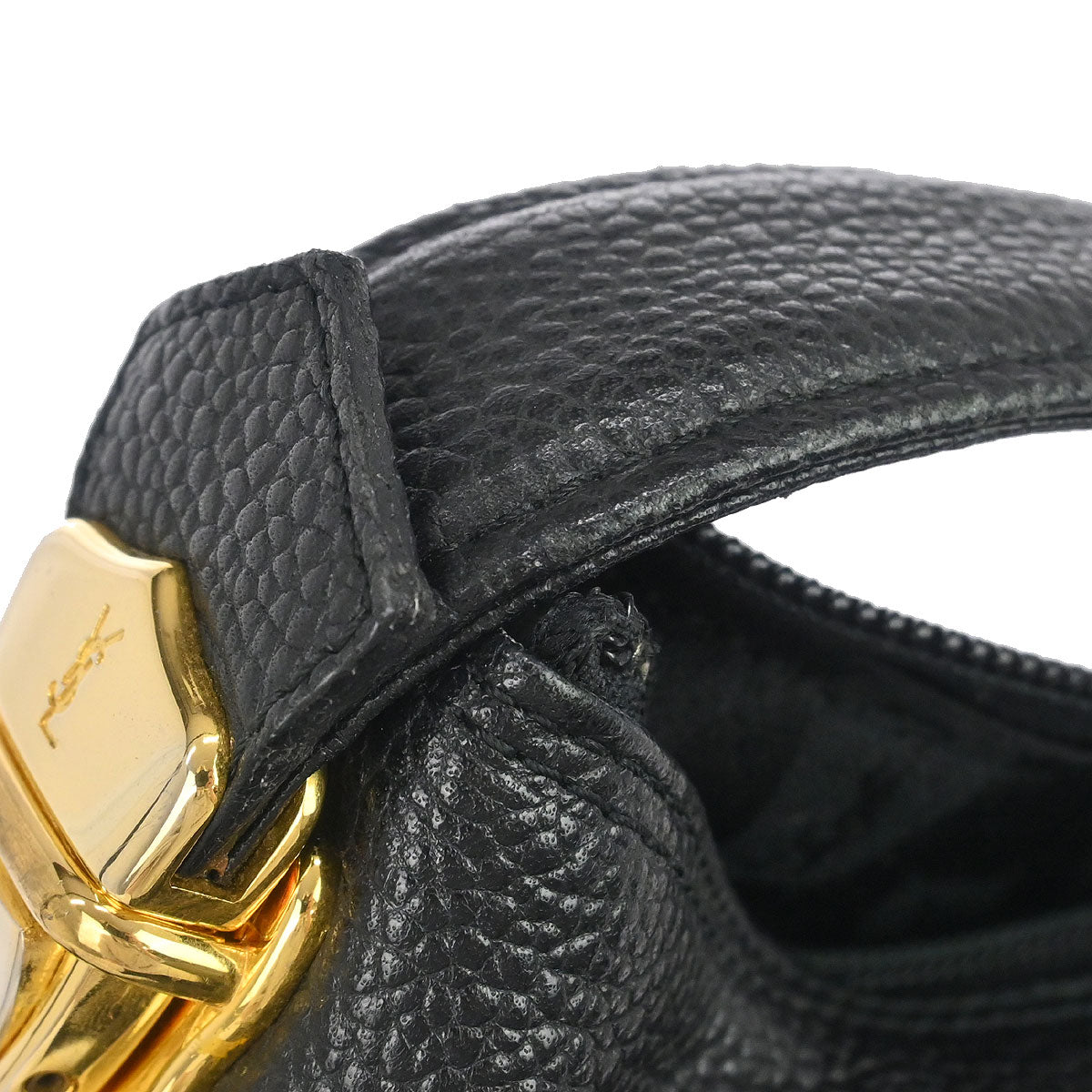 Yves Saint Laurent Black Leather Handbag