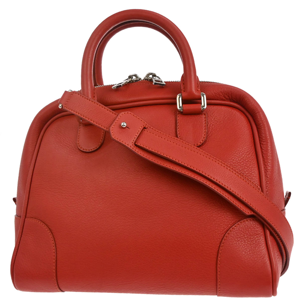 Loewe Red Amazona 75 2way Shoulder Handbag
