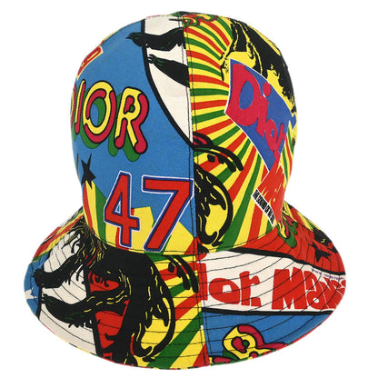 Christian Dior Dior Mania Hat Yellow #58 Small Good