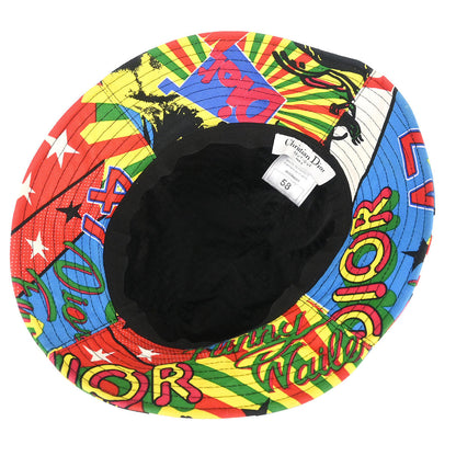 Christian Dior Dior Mania Hat Yellow #58 Small Good