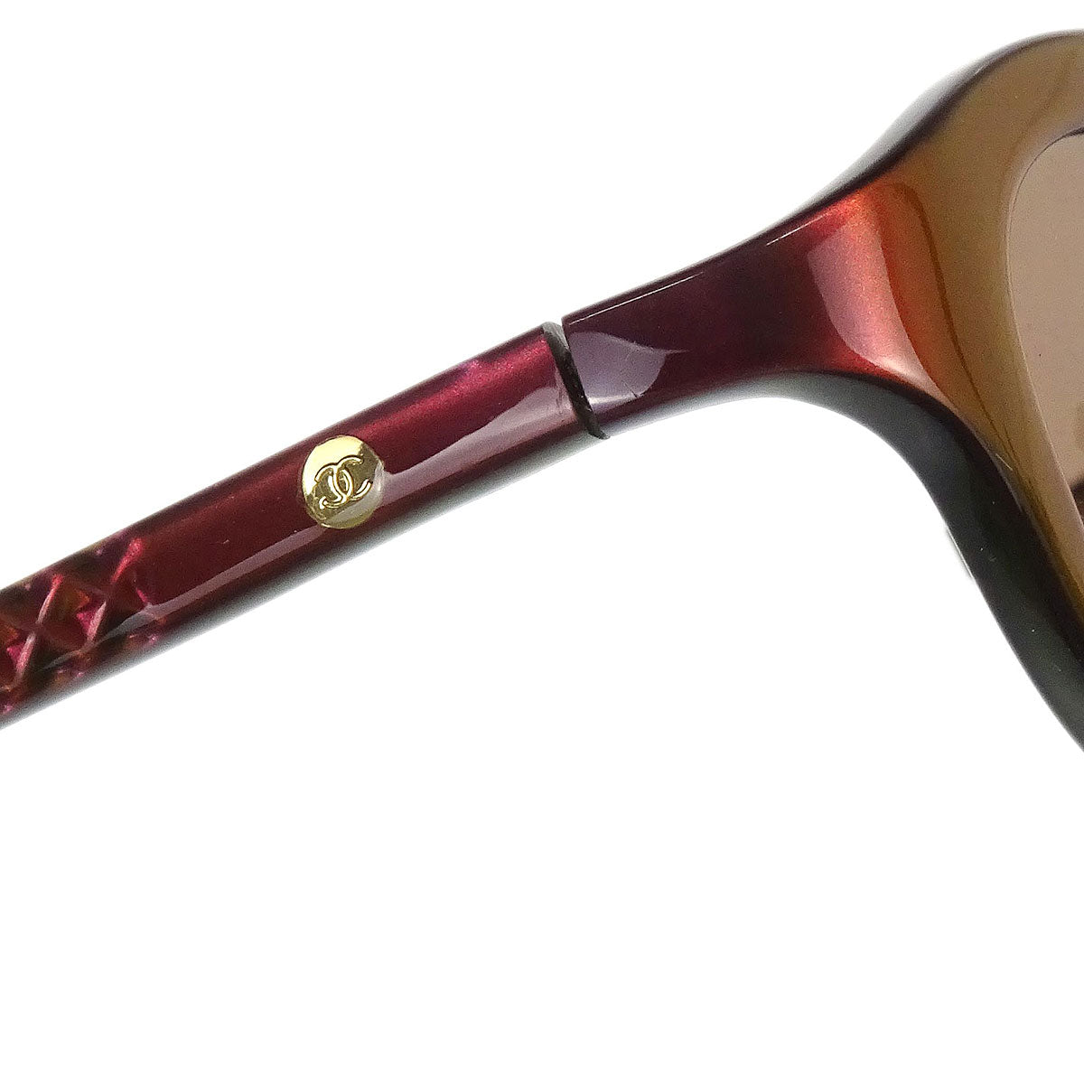 Chanel Sunglasses Eyewear Brown Small Good