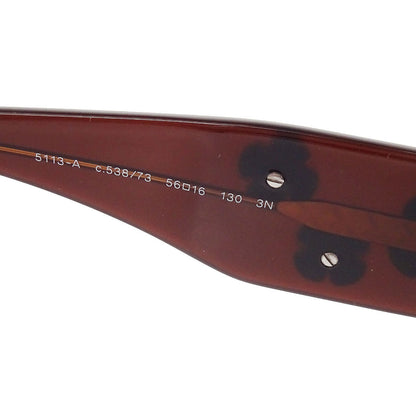 Chanel Sunglasses Eyewear Brown Small Good