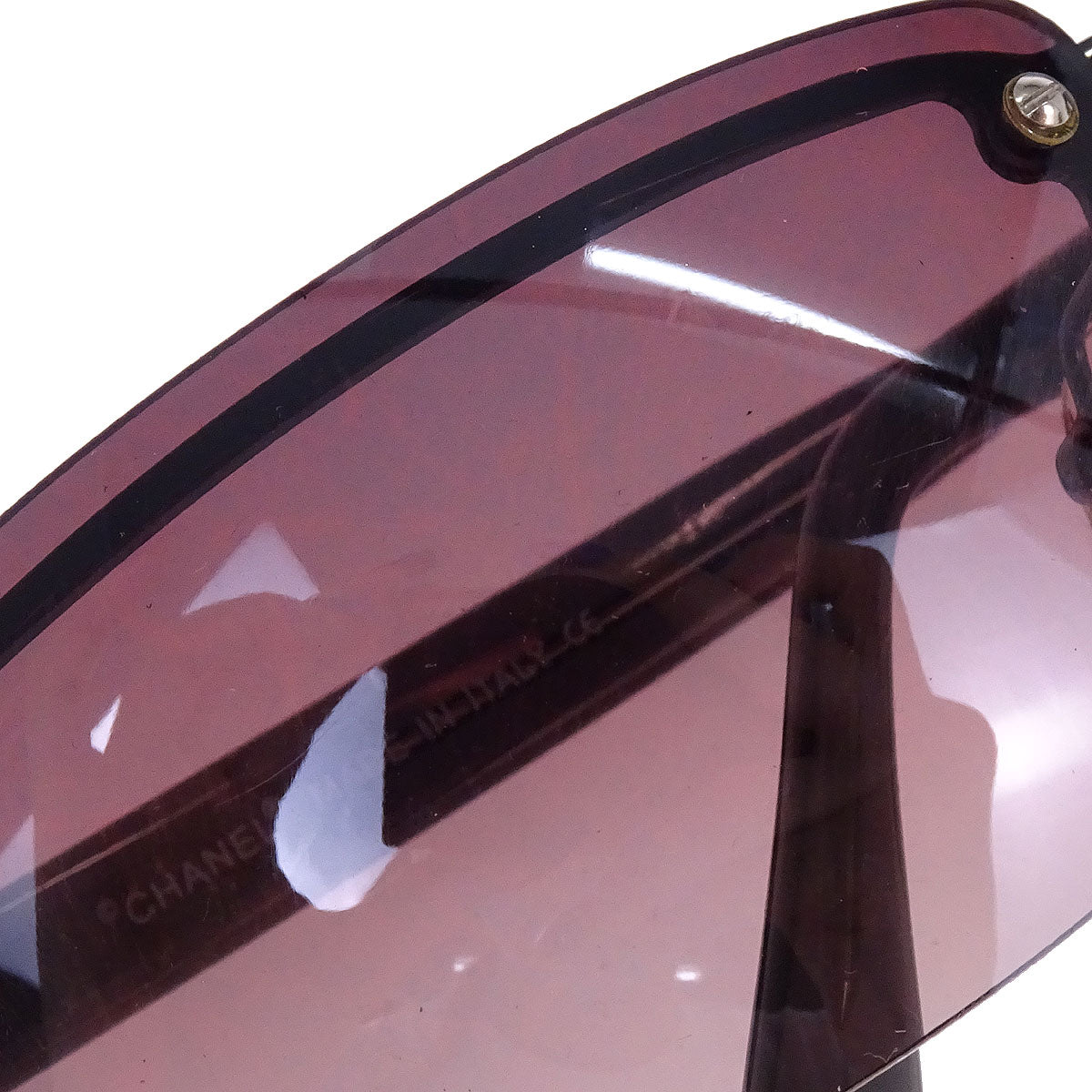 Chanel Sunglasses Eyewear Brown Small Good