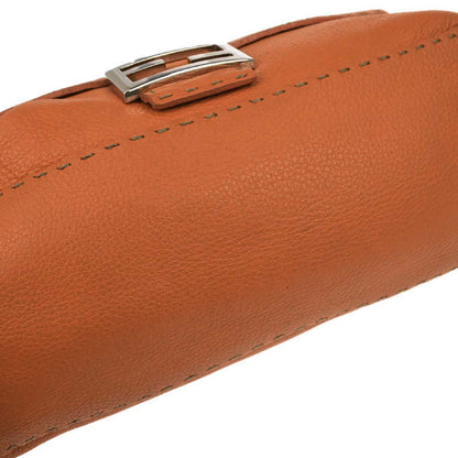Fendi Orange Selleria Mamma Baguette Handbag