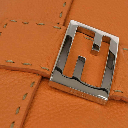 Fendi Orange Selleria Mamma Baguette Handbag