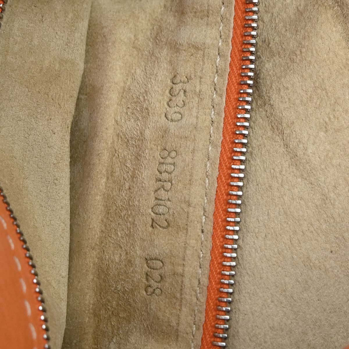 Fendi Orange Selleria Mamma Baguette Handbag