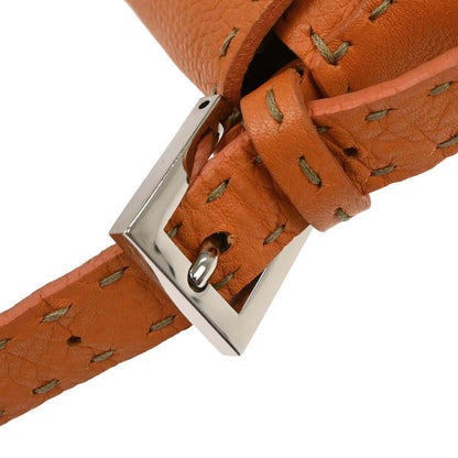 Fendi Orange Selleria Mamma Baguette Handbag