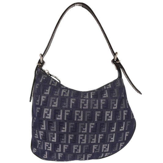 Fendi Navy Denim Zucchino Handbag