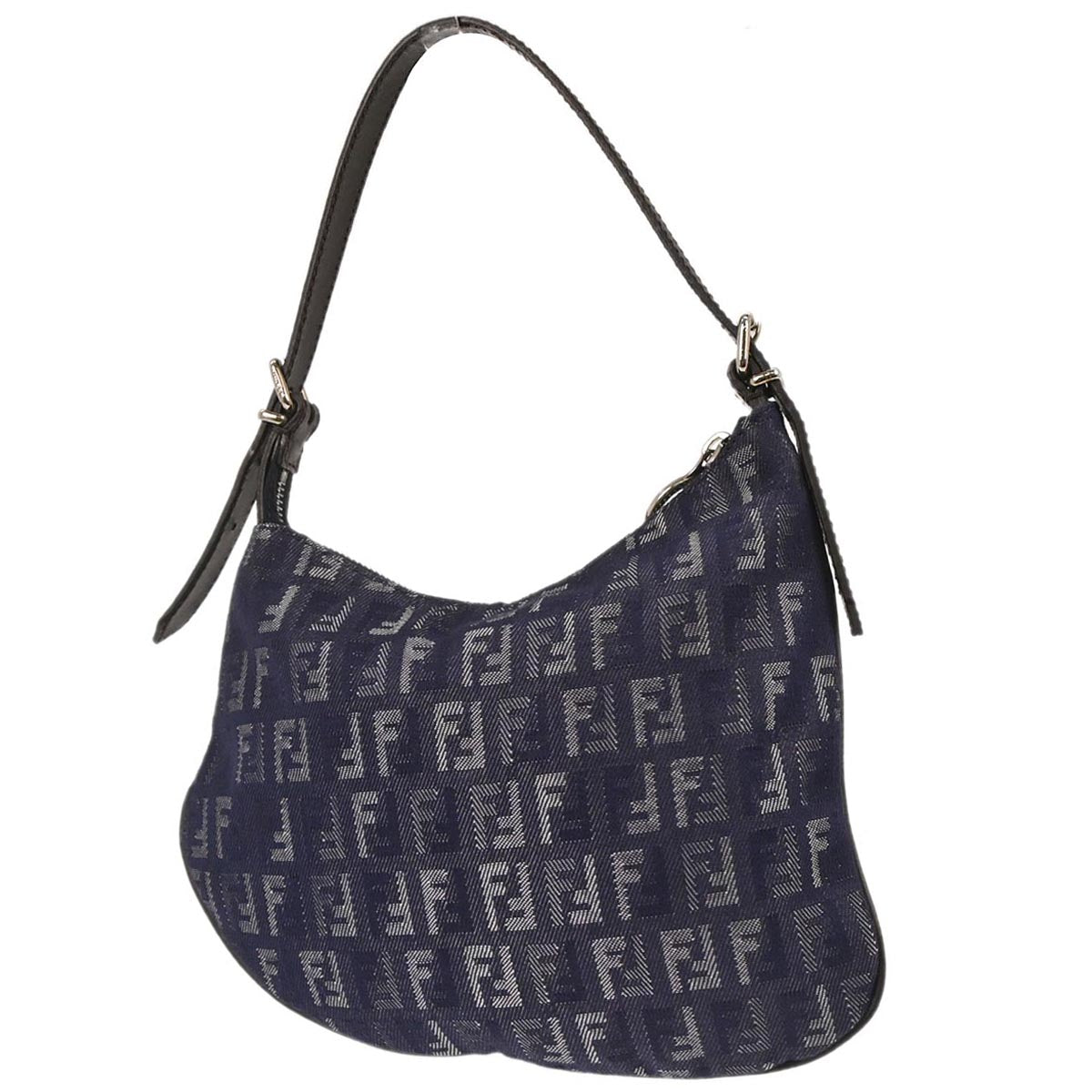 Fendi Navy Denim Zucchino Handbag