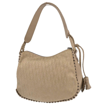 Christian Dior Beige Trotter Ethnic Shoulder Bag