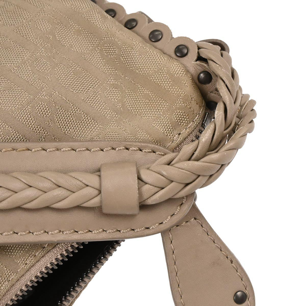 Christian Dior Beige Trotter Ethnic Shoulder Bag