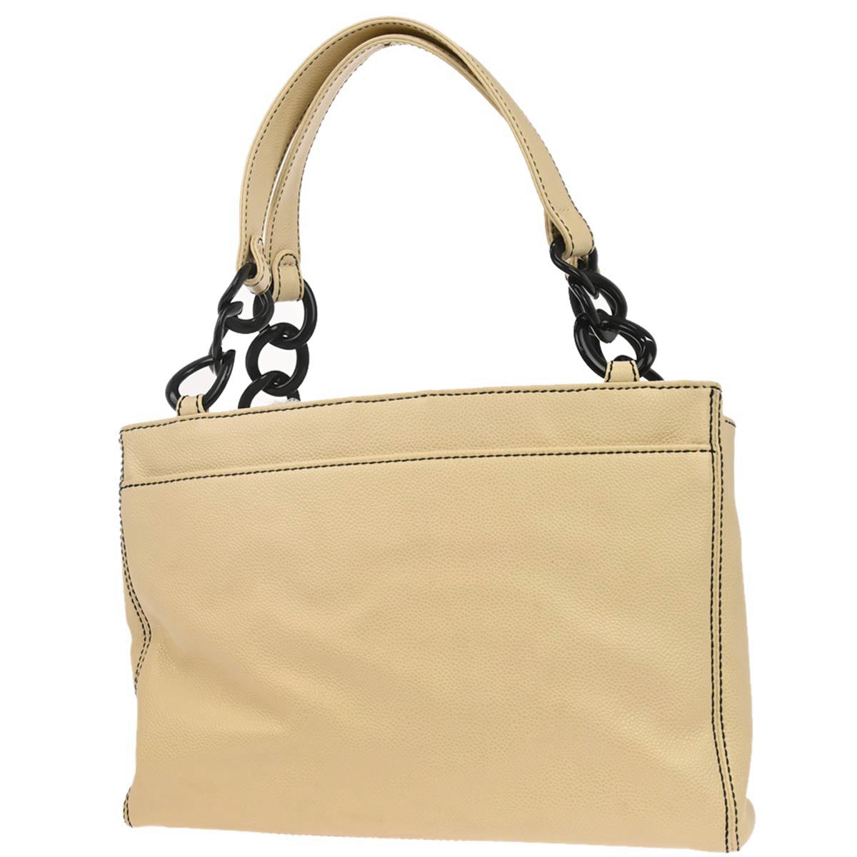 Chanel Beige Caviar Skin Tote Handbag