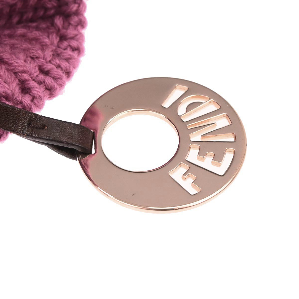 Fendi Pink Wool Handbag