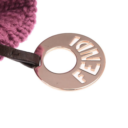 Fendi Pink Wool Handbag