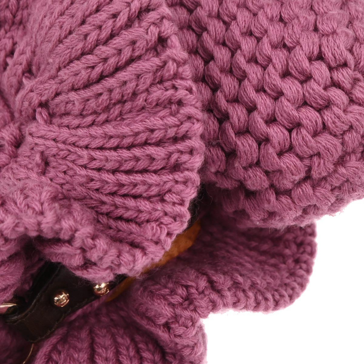 Fendi Pink Wool Handbag