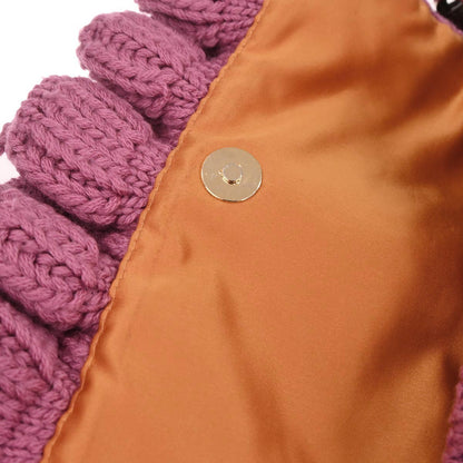 Fendi Pink Wool Handbag