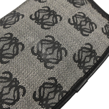 Loewe Gray Canvas Anagram Accessory Pouch Handbag