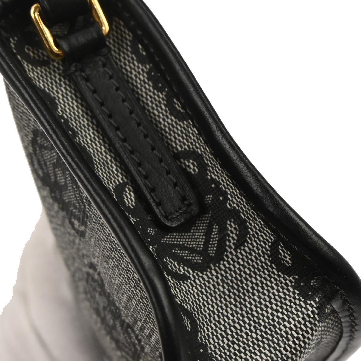 Loewe Gray Canvas Anagram Accessory Pouch Handbag