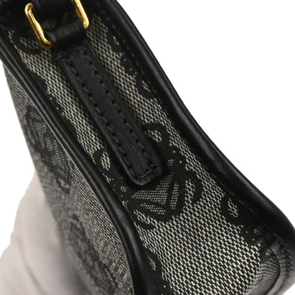 Loewe Gray Canvas Anagram Accessory Pouch Handbag