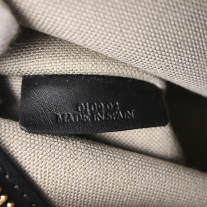 Loewe Gray Canvas Anagram Accessory Pouch Handbag