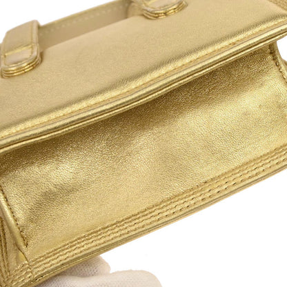 Loewe Gold Leather Waist Bum Bag #70