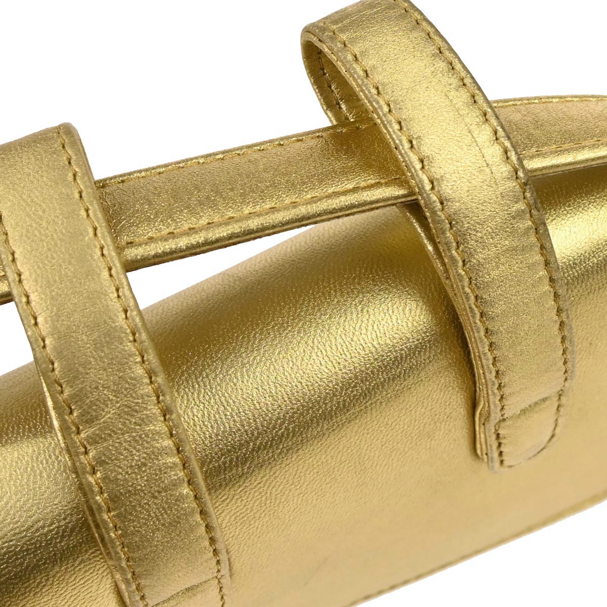 Loewe Gold Leather Waist Bum Bag #70