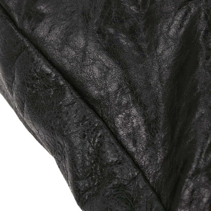 Balenciaga Black Lambskin Besace Messenger Bag