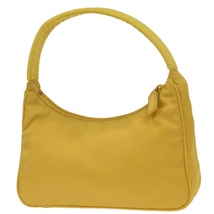 Prada Yellow Nylon Handbag