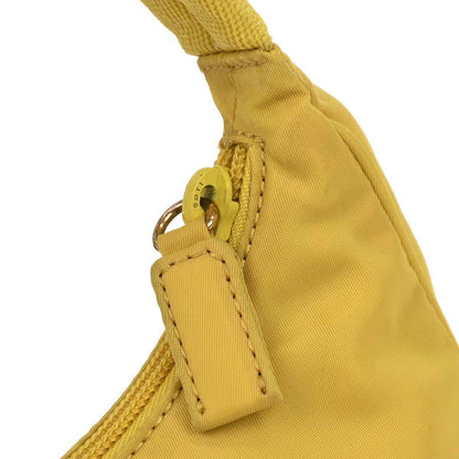 Prada Yellow Nylon Handbag
