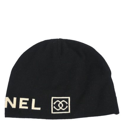 Chanel Sport Line Black Hat #One Size Small Good