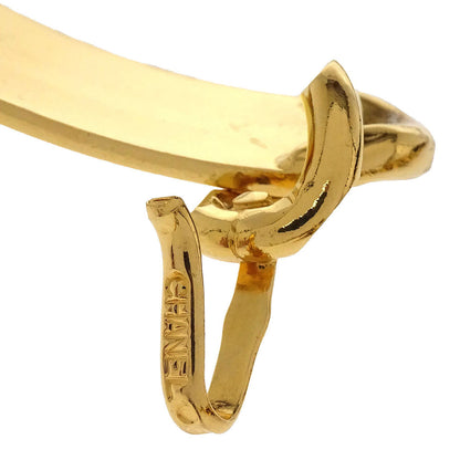 Chanel Chain Belt Medallion Gold Black 95A Small Good