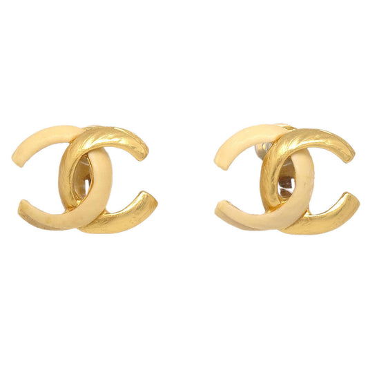Chanel CC Clip-On Earrings Gold 00T