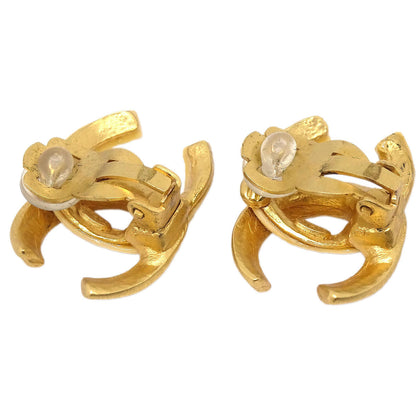Chanel CC Clip-On Earrings Gold 00T