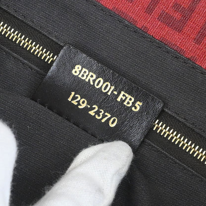 Fendi Red PVC Zucchino Mamma Baguette Handbag