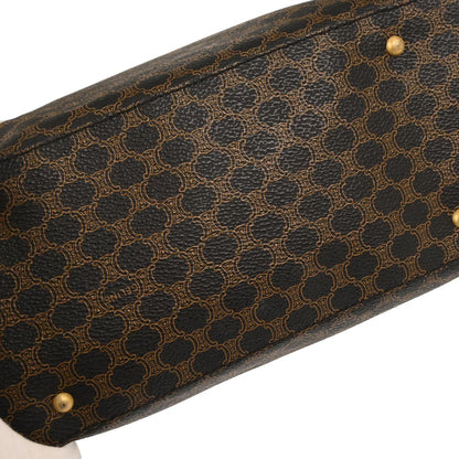 Celine Black PVC Macadam Shoulder Bag