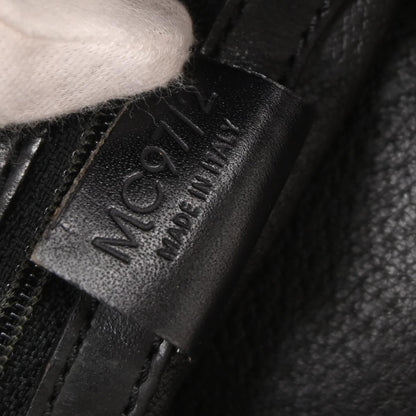 Celine Black PVC Macadam Shoulder Bag