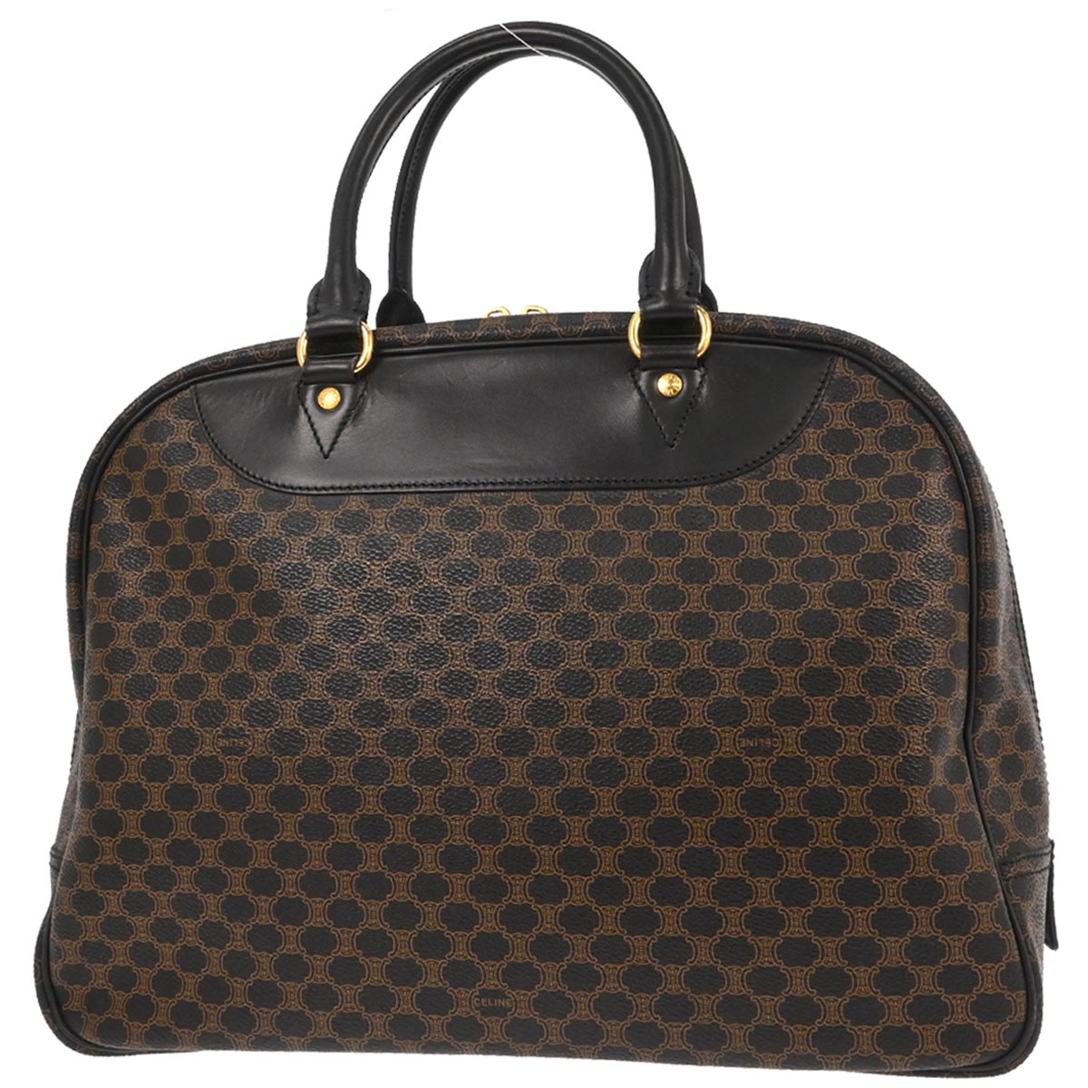 Celine Black Macadam Handbag