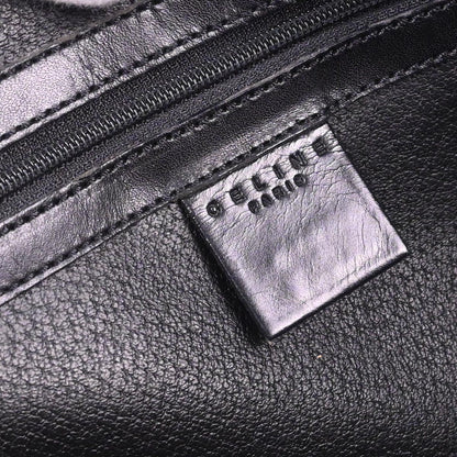 Celine Black Macadam Handbag