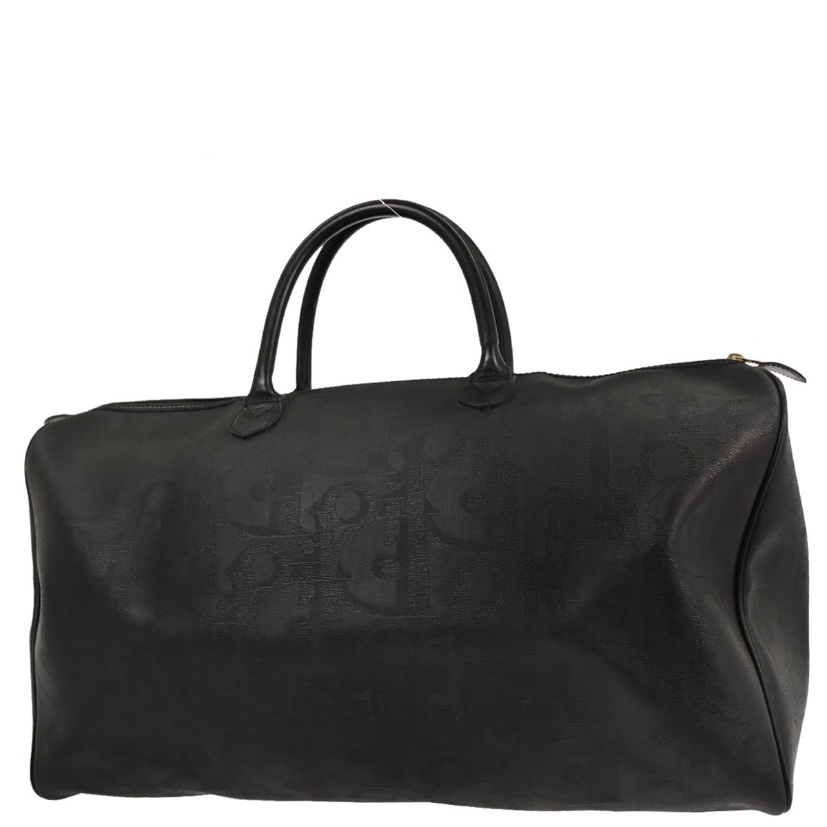 Christian Dior Black PVC Trotter Duffle Bag