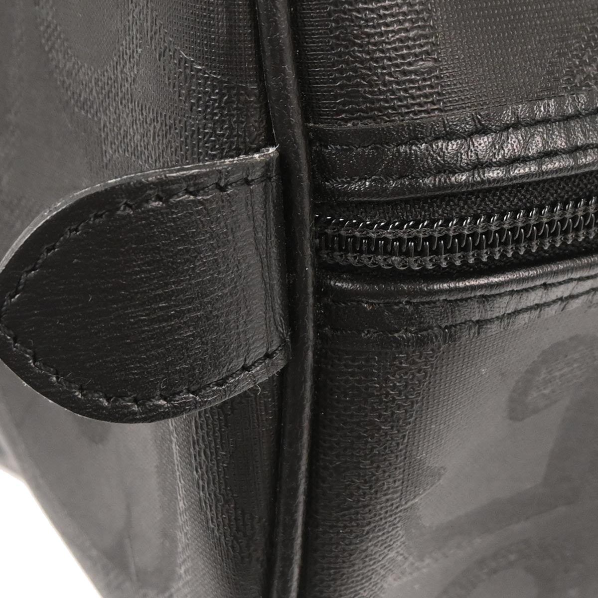 Christian Dior Black PVC Trotter Duffle Bag