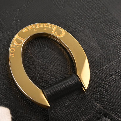 Christian Dior Black PVC Trotter Duffle Bag