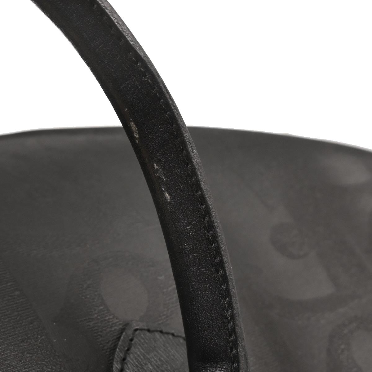 Christian Dior Black PVC Trotter Duffle Bag