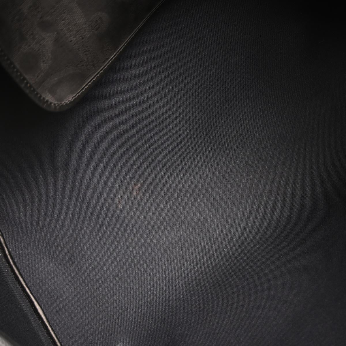 Christian Dior Black PVC Trotter Duffle Bag