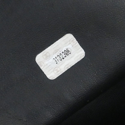 Chanel 1994-1996 Black Caviar Skin Chain Shoulder Tote Bag