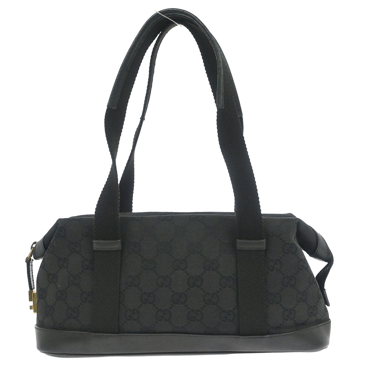 Gucci Black Canvas GG Handbag