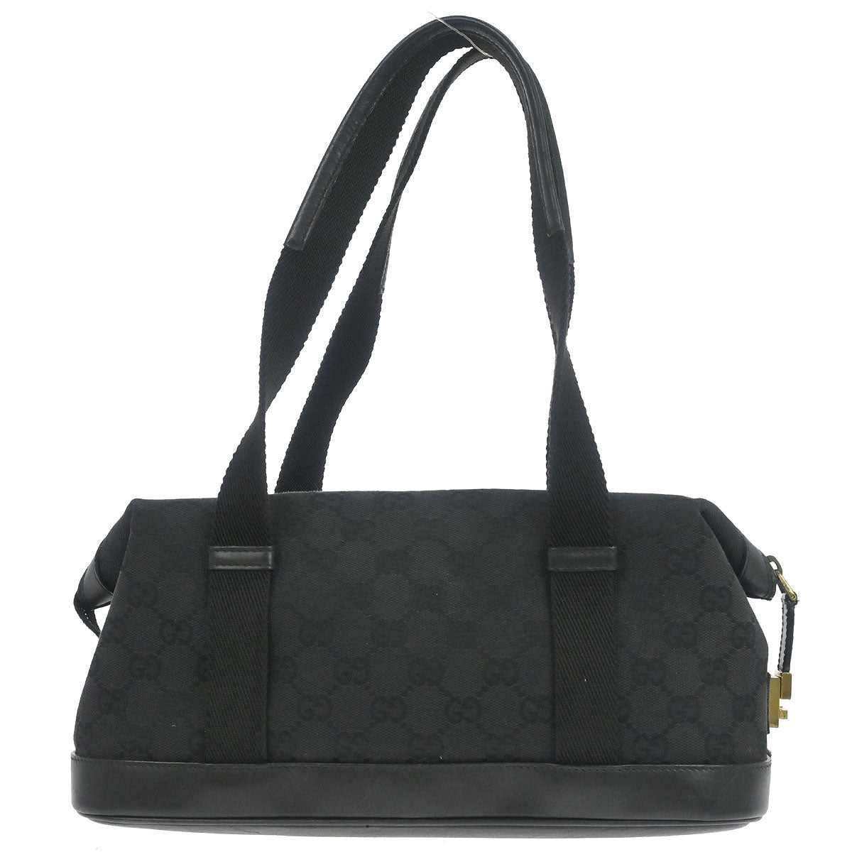 Gucci Black Canvas GG Handbag